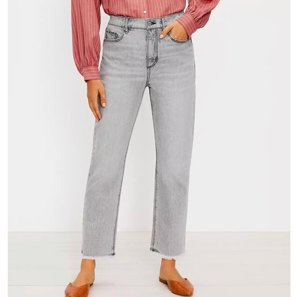 High rise straight crop Curvy fit